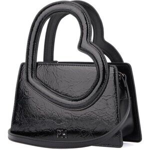 Paris Hilton Te Amo Cutout Heart Handle Removable Strap Handbag Purse